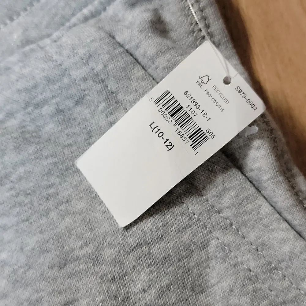 𝅺OLD NAVY GRAY SWEATPANT JOGGERS, SIZE 10-12, NEW WITH TAGS!